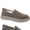 Zapatos de hombre talla extragrande talla 38 talla 48 plantilla de ajenjo zapatos casuales de lona de un paso suela ligera suave zapatos de papá zapatos para conducir