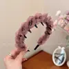 Faixa de cabelo antiderrapante com dentes estilo francês para mulheres, adequada para maquiagem e lavar o rosto, uso diário, presilha alta para cabelo, acessório de cabelo