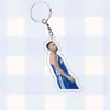 Llavero Popular de la NBA de Curry Estrella Mercancía Acrílico Colgante para Mochila Regalo Creativo para Estudiante Versátil