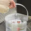 Jarra de agua fría de gran capacidad para el hogar transfronteriza, multiusos para la sala de estar, cubo de jugo multifuncional, jarra de agua fría transparente de alta estética