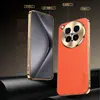 Funda de Teléfono de Lujo Ligero con Patrón de Lichi Aplicable VIVO X500 Y600Pro Borde Antideslizante iQOO15 Carcasa Galvanizada Transfronterizo