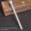 Varilla de Incienso de Vidrio con Sándalo Tapa de Madera para Incienso Tubo de Prueba de Madera de Alta Calidad Varilla de Incienso Expuesta Varilla de Incienso Transparente Incienso de Madera de Águila