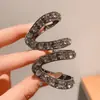 Presilha para Rabo de Cavalo em Liga de Diamante Completa em Forma de V, Elegante de Alto Padrão, Pente Versátil, Pente de Cabelo, Acessórios de Cabelo com Strass, Presilha para Cabeça
