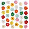 Cross-border novo bordado adesivos de pano borboleta misturado bordado etiqueta margarida ferro de engomar desenhos animados girassol patch micro-selo