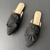 Novedad Otoño 2026 Mocasines sin Cordones de Punta Fina para Uso Diario con Lazo Zapatos de Mujer Venta al por Mayor de Comercio Exterior