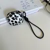 Ins Preto Transparente Estampa de Leopardo AirPods 4ª Geração Proteção para Fone de Ouvido Adequado para AirPods Pro 2ª Geração Fone de Ouvido Bluetooth 3ª Geração