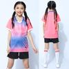 Ropa de entrenamiento de bádminton para niños y estudiantes Ropa de tenis de mesa para hombres y mujeres Traje transpirable de secado rápido que absorbe el sudor Impresión Club