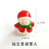 Adornos de Santa Claus directo de fábrica, decoraciones navideñas creativas de bricolaje, accesorios de árbol de Navidad de copo de nieve, manualidades
