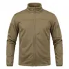 Jaqueta Hanye Broadfooters com Forro de Fleece, Casaco Softshell Funcional Leve para Exterior, Roupa Tática Camuflada Resistente ao Desgaste para Primavera e Outono
