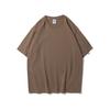 Camiseta Pesada de Cuello Redondo Markqin Ag280G para Hombre Algodón Puro Color Sólido Manga Corta para Hombre Uniforme de Equipo Logotipo Impreso al por Mayor