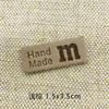 Acessórios de Cabeça, Elásticos de Cabelo, Etiquetas com Logo em Camurça em Estoque, Etiquetas Decorativas Coloridas Feitas à Mão, Etiquetas de Couro Microfibra para Presente