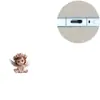 Plug de Poeira para Celular Menina Acrílica Novo Estilo Anjo Pingente de Carro Acrílico Simples Africano