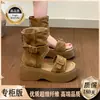 Sandalias Romanas de plataforma gruesa para mujer que aumentan la altura, nuevas sandalias de plataforma súper populares de verano 2026, Botas Martin de venta caliente, Botines