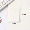 Spot ins Transparente Fosco Perolado Post-it Pegajoso Forte Secagem Rápida Não Borra n-vezes Adesivo Marcador de Mensagem Adesivo