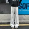 Calças casuais super versáteis e estilosas para a primavera e o outono de 2026, com corte relaxed, cordão e design de perna larga, em um novo estilo Harajuku