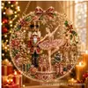 Adorno Brillante para Ventana DIY Atrapasoles Navideño Set de Decoración Colgante Diamond Art