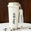 Vaso Aislado de Acero Inoxidable 316, Botella de Agua de Viaje de Doble Uso, Vaso con Popote, Vaso Portátil, Taza de Café Lily of the Valley Caja de Regalo