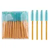 Cepillo para pestañas de injerto de fábrica peine de cejas desechable cepillo pequeño de pestañas en espiral herramienta de peinado de pestañas transfronteriza