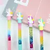 Estudiantes Celebridad de Internet Palo de Hada Arena Movediza Bolígrafo de Gel Corazón de Niña ins Lindo Súper Lindo Dibujo Animado Bolígrafo Corea Alto Valor de Color