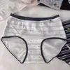 Roupa Íntima 100% Algodão Feminina 2026 Novo Estilo Feminino Algodão Grau 10A Forro Antibacteriano Algodão Grau A Amigável à Pele Respirável Shorts Triângulo