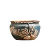 Grupo vaso de flor de carne crua cerâmica household grés pote de cerâmica pote de cerâmica de diâmetro grande prato de flor verde liquidação especial atacado