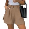 Transfronterizo Europeo y Americano Verano Nuevo Amazon Mujer Suelto Pierna Ancha Commuter Negocios Elegante Elegante Traje Shorts Mujer