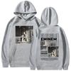 Sudadera con capucha gráfica de Eminem rapero de los 90 para hombre Hip Hop Rock Suéter retro