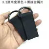 Modificação de bolsa orelha de pendurar lateral com fita de tecido fivela de metal espessada material poliéster-algodão fivela de pendurar alça de ombro única transversal