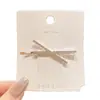 Presilha de cabelo requintada com strass para mulheres, presilha lateral para franja, presilha bico de pato, grampo de cabelo liso, acessório de cabelo