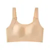 Sujetador para Mujeres que Hace que el Busto Grande Parezca Más Pequeño, sin Aros, Soporte Lateral, Elevación Cómoda, Estilo Delgado, Tirantes Anchos, Sujetador Anticaída