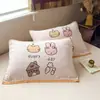 Nuevo modelo de verano, cuatro capas de gasa 100% algodón, para uso en casa, amigable con la piel, cómodo, estilo lindo, dormitorio de estudiante, resistente a la suciedad, resistente al aceite, funda de almohada
