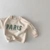Suéter con letras espumosas para bebé INS, jersey informal de primavera y otoño para niños y niñas