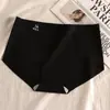 Calzones de Seda de Hielo para Mujer, de Cintura Media, Sin Costuras, 7A Antibacterianos, Entrepierna de Seda de Morera, Calzones Amigables con la Piel para Mujeres Jóvenes, Pantalones Deportivos de Yoga para Mujer