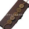Suprimento de fábrica engrossado 3,2 cm de altura imitação cinco imperadores moedas de cobre dez imperadores corda de dinheiro moedas antigas ornamentos de moedas de cobre
