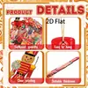 Plano 2D 24 Peças Soldado Quebra-Nozes de Madeira Decoração de Natal Interna Externa Varanda Decoração de Parede Pingente