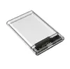 Caja para Disco Duro Transparente de 2.5 pulgadas SATA para Portátil Caja para Disco Duro Móvil Caja para Disco Duro Mecánico de Estado Sólido Puerto Serie USB3.1