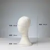 Soporte de Exhibición de Sombrero con Peluca de Cabeza de Colorido, Sombrero, Collar, Bufanda de Seda, Veleta, Cabeza de Maniquí de Espuma, Accesorios que se Pueden Insertar con Pines