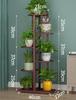 Prateleira de flores verde para ambientes internos, multicamadas, de ferro forjado, leve, luxuosa, varanda, vaso de flores de clorofila carnuda, suporte de armazenamento de chão para sala de estar