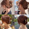 Pinza de metal grande de alta calidad con forma de tiburón, estilo coreano, horquilla de perla para el cabello, accesorios para el cabello de estilo inmortal.