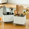Cocina Estilo Simple Jaula para Palillos Hogar Multifuncional Cocina Escurridor Barril para Palillos Palillos Cuchara Caja de Almacenamiento Integrada