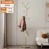 Perchero de casa estilo italiano, lujo ligero, perchero y sombrero elegante para la entrada, perchero de pie, una solución que ahorra espacio para el dormitorio