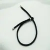 Pulseira Corda da Sorte Nova Amazon Estilo Coreano Estilo Homme Unissex Aço Inoxidável Ajustável Pulseira Tecida à Mão