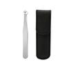 Fabricante en stock clip para vello nasal cabeza redonda pinzas para vello nasal acero inoxidable recortador de vello nasal herramienta para recortar vello nasal