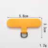 Venta Caliente Colorido Tela Curada Funda para Teléfono Móvil Clip en Forma de T Adhesivo Trasero Universal Sin Deformación Correa Universal para Teléfono Móvil Espaciador Hebilla D