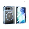 Adecuado para iPhone Duo: una funda protectora magnética, transparente y ultradelgada con protector de pantalla incorporado, diseñada para el Apple Duo, que ofrece protección simple y elegante contra caídas