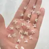 Lz Nuevo Arte de Uñas Portátil Nueva Textura Blanca Tridimensional Hecho a Mano Accesorios de Arte de Uñas de Lazo Accesorios de Arte de Uñas de Fototerapia