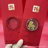 Envelopes vermelhos de Ano Novo, adesivos de celular, envelopes vermelhos para abertura de sorte, envelopes vermelhos com folha de ouro, envelopes vermelhos do Ano da Ovelha, itens de presente, promoções bancárias e de seguros