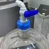 Acuario Perezoso con Válvula de Drenaje y Filtro, Cubeta Transparente de Agua Mineral de 18.9 Litros para Acuariofilia, Soporte Creativo para Acuario Modificado