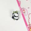 Clip PP Dupla Face Acrílico Panda Desenho Animado Anime Periférico Clip para Caderno Clip Fofo para Recados Decoração de Estudante Clip de Bumbum