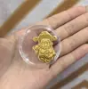 Pegatina para Teléfono Móvil de Oro Puro 999 2 Mg Dios de la Riqueza Caqui Ruyi Talismán de Paz para Atraer Riqueza y Hacerse Rico Regalo Popular Fabricante Venta al por Mayor
